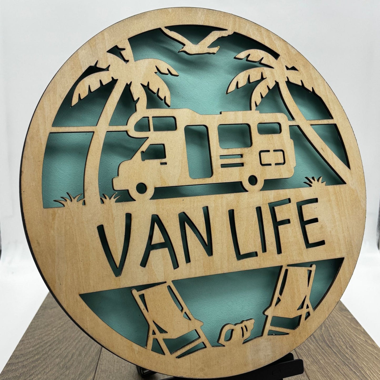 Wooden LED Light Lamp – Van Life