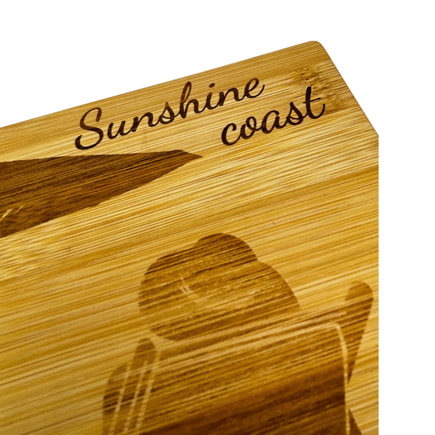 Serving Short Bamboo Board Bamboo - Sunshine Coast style Vibeartz