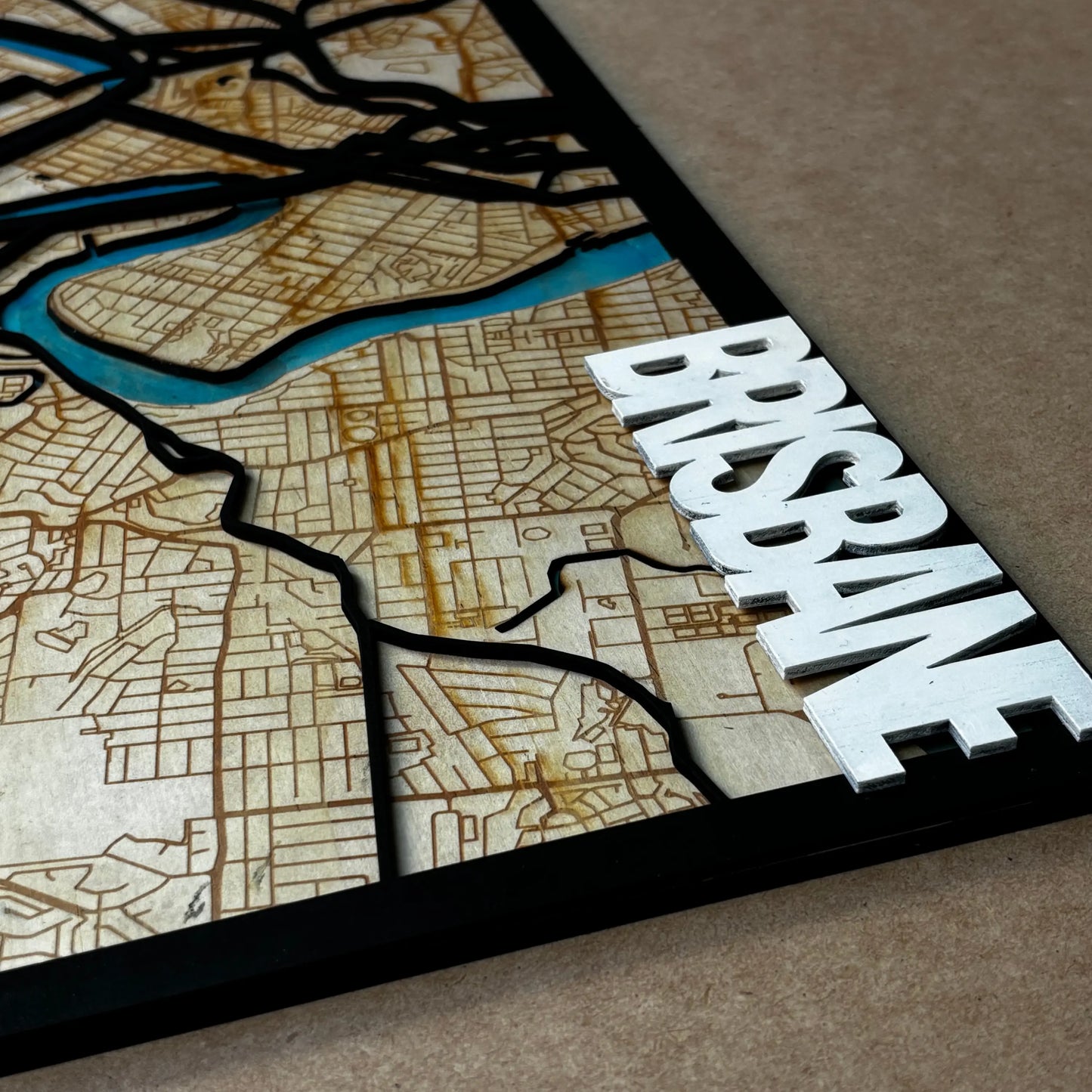 3D Multilayered Map of Brisbane Vibeartz
