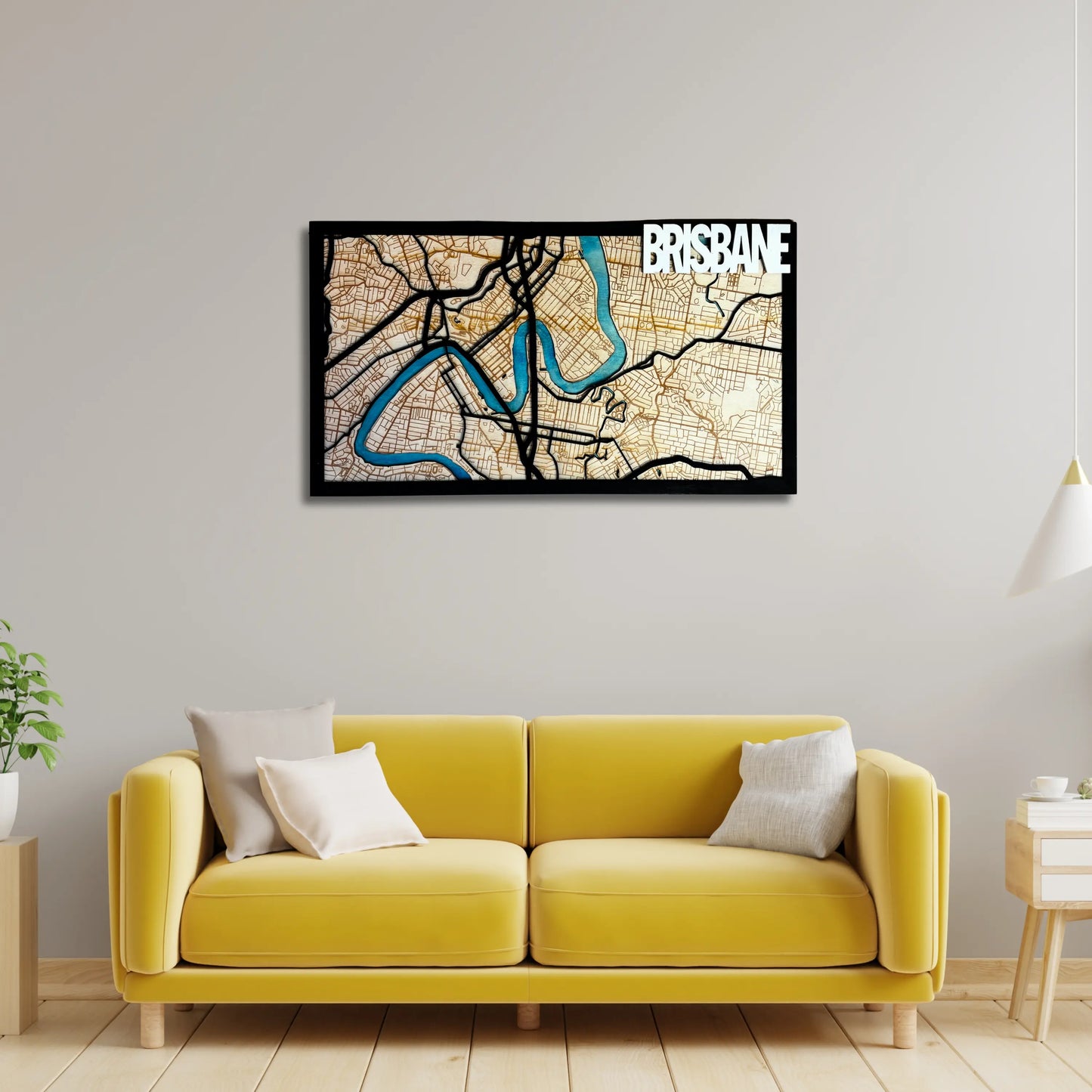 3D Multilayered Map of Brisbane Vibeartz