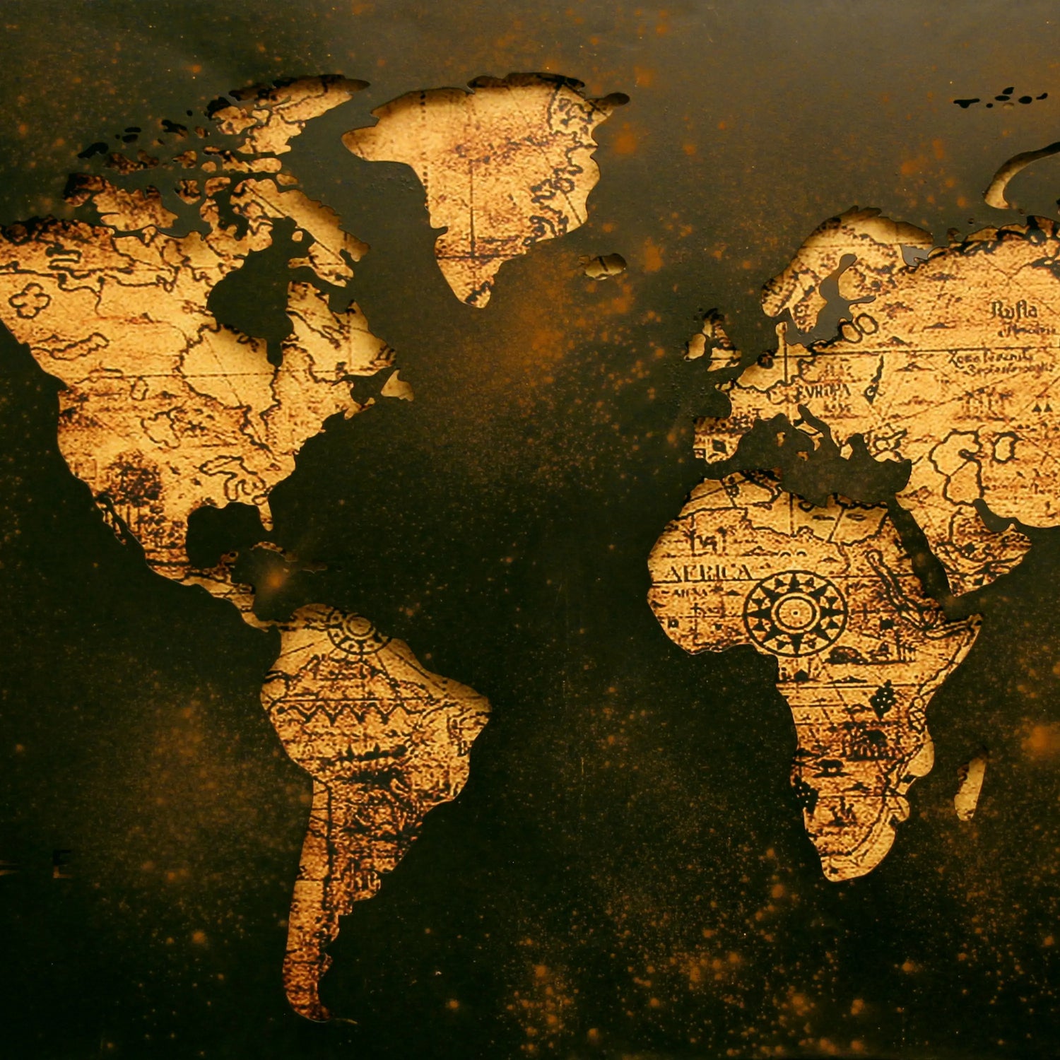 Wooden-Maps Vibeartz