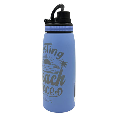 Resting Beach Face - Insulated Water Bottle 780ml Vibeartz