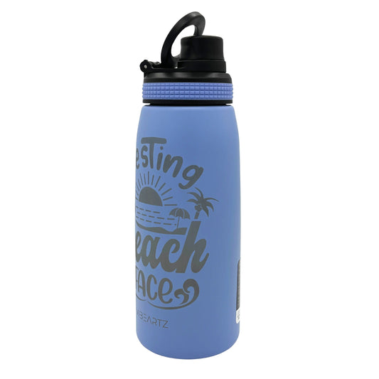 Resting Beach Face - Insulated Water Bottle 780ml Vibeartz