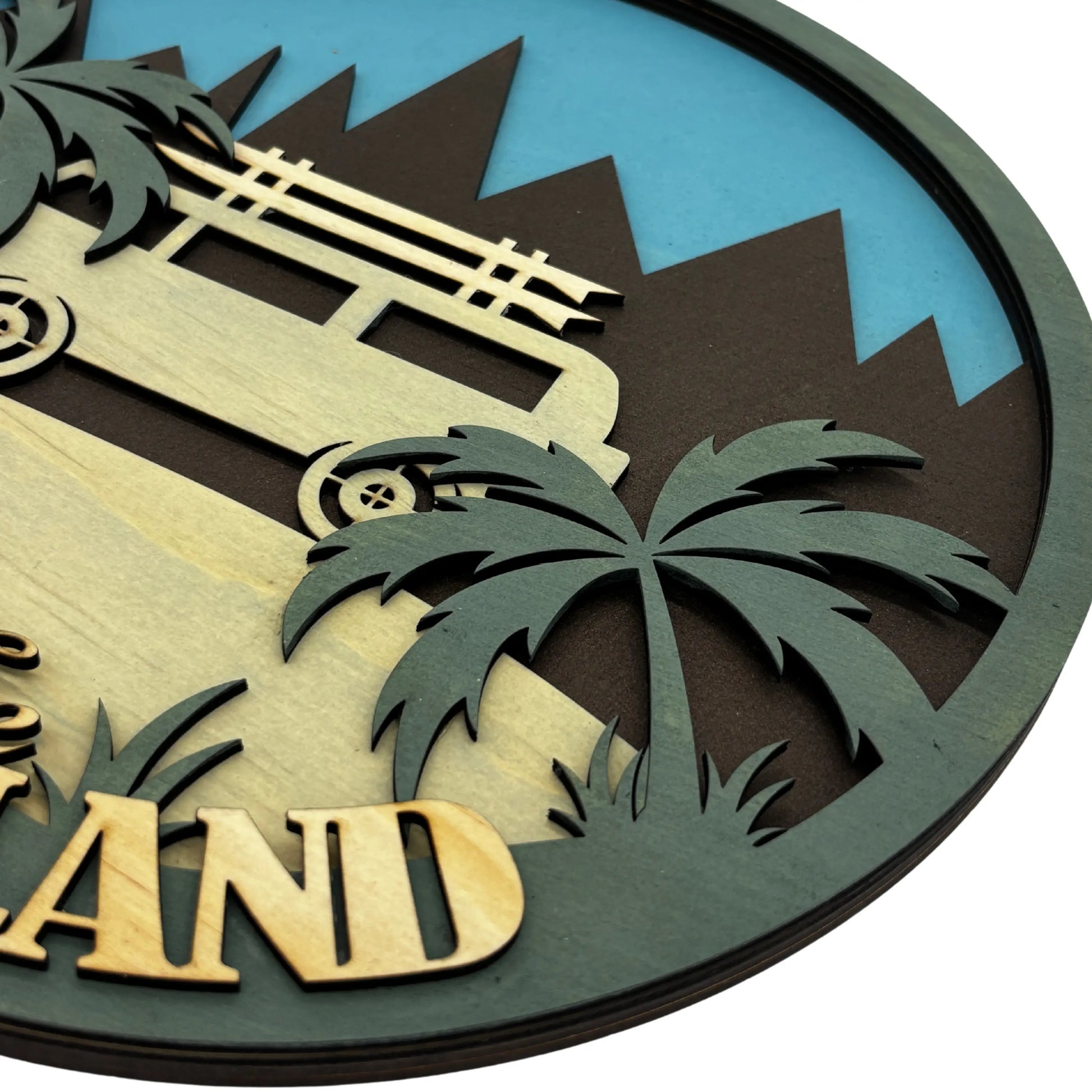 The Hinterland Wooden Sign – Rustic Adventure Décor Vibeartz