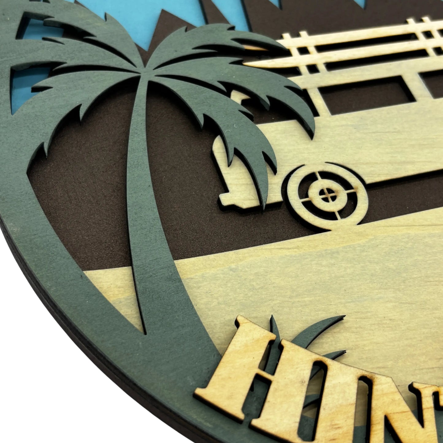 The Hinterland Wooden Sign – Rustic Adventure Décor Vibeartz