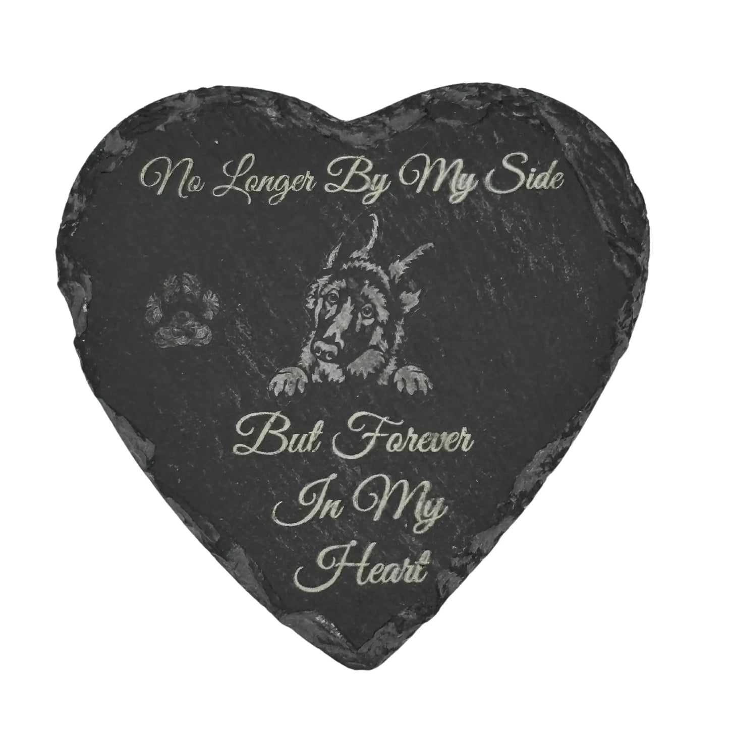 Engraved Slate Pet Memorial Coaster Vibeartz