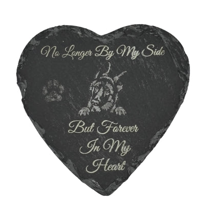 Engraved Slate Pet Memorial Coaster Vibeartz
