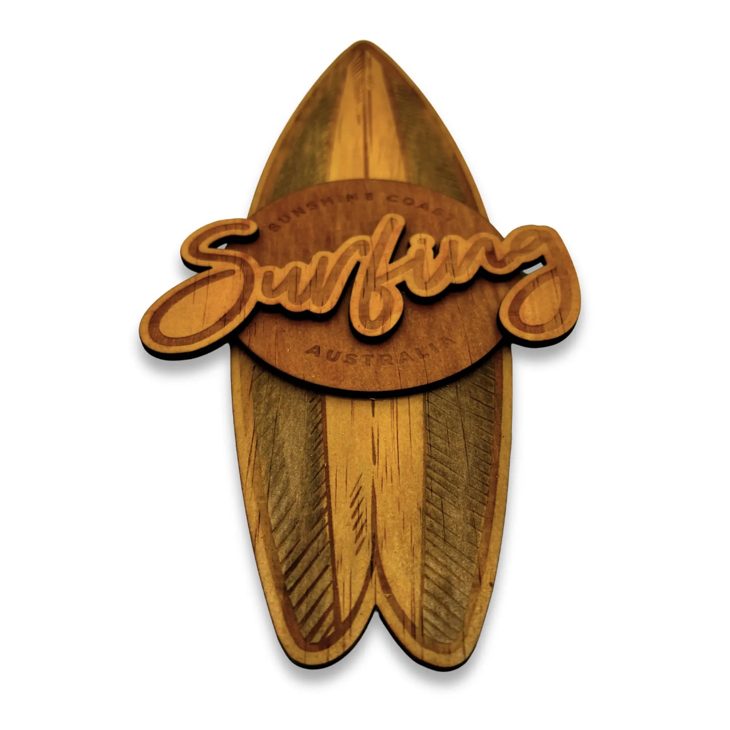 Surfboard Wooden Wall Art – Coastal Vibes in Wood Vibeartz