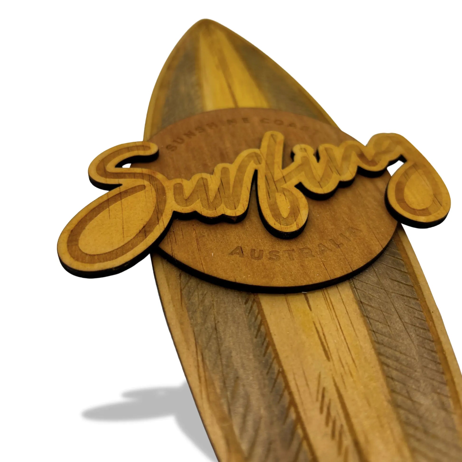 Surfboard Wooden Wall Art – Coastal Vibes in Wood Vibeartz