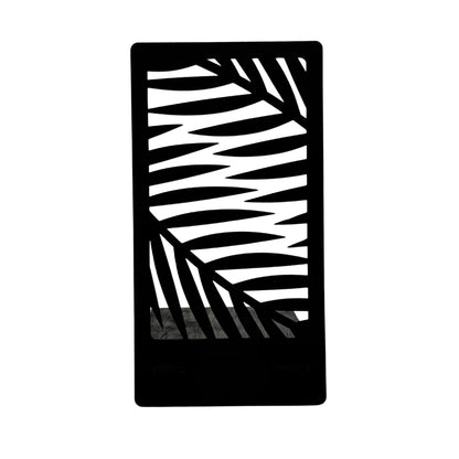 Floral Palm Leaves Wooden Phone Stand – Tropical Elegance Vibeartz