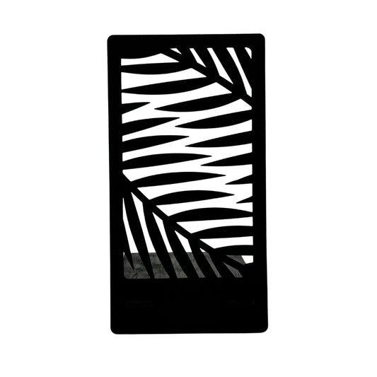 Floral Palm Leaves Wooden Phone Stand – Tropical Elegance Vibeartz