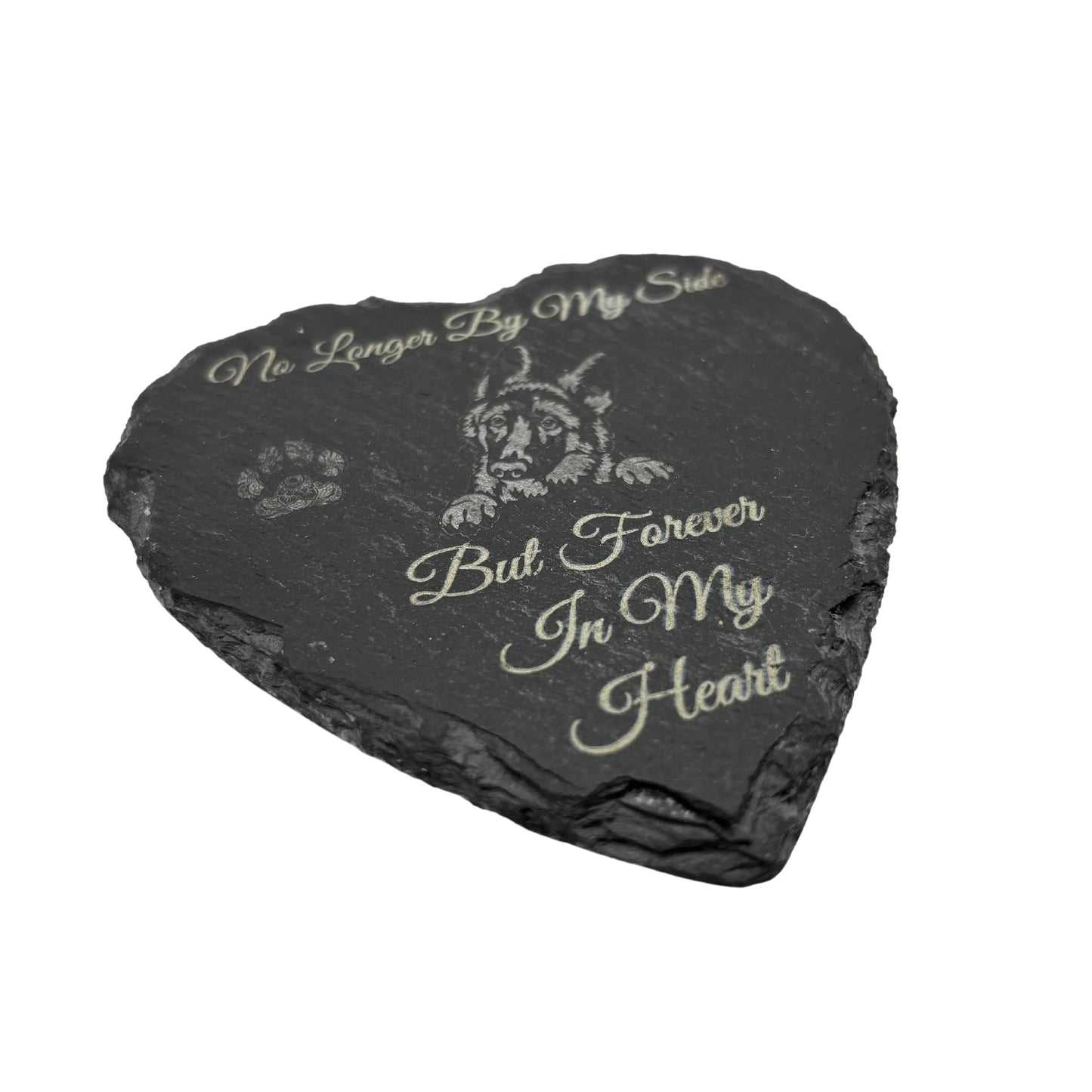 Engraved Slate Pet Memorial Coaster Vibeartz
