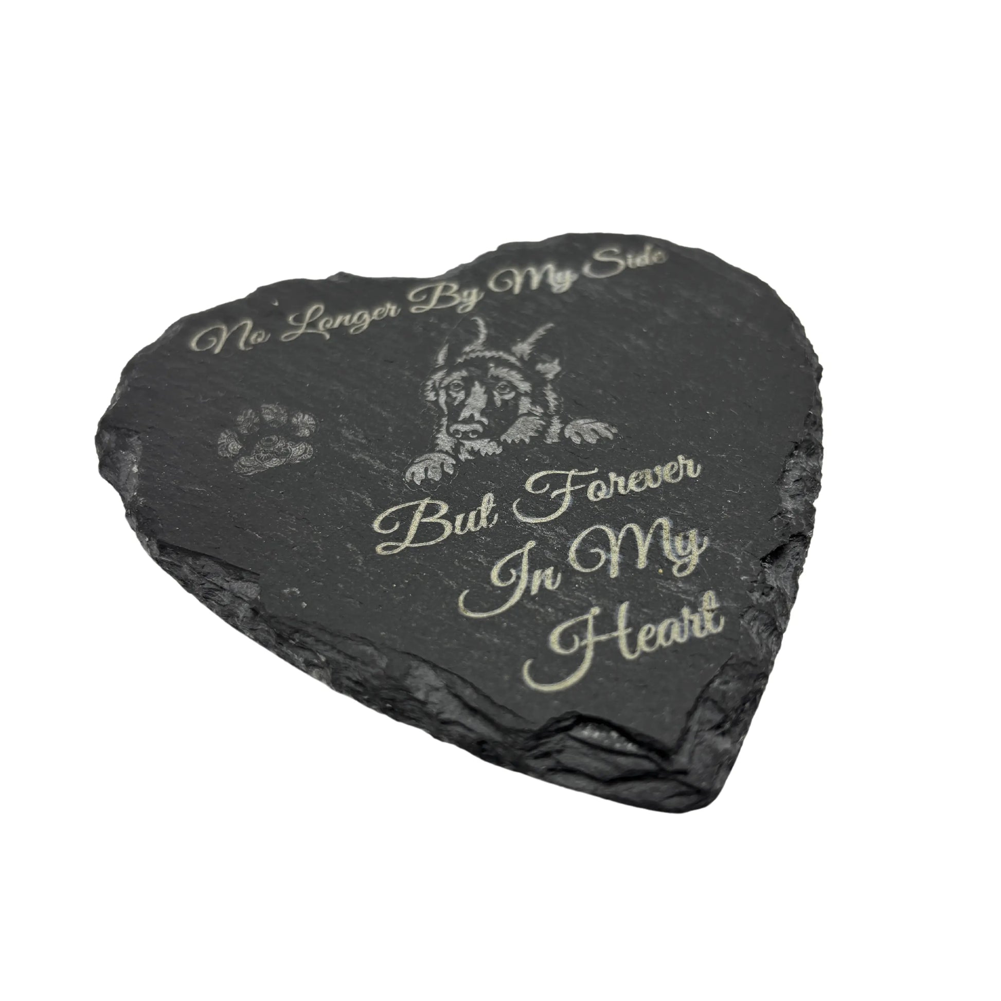 Engraved Slate Pet Memorial Coaster Vibeartz