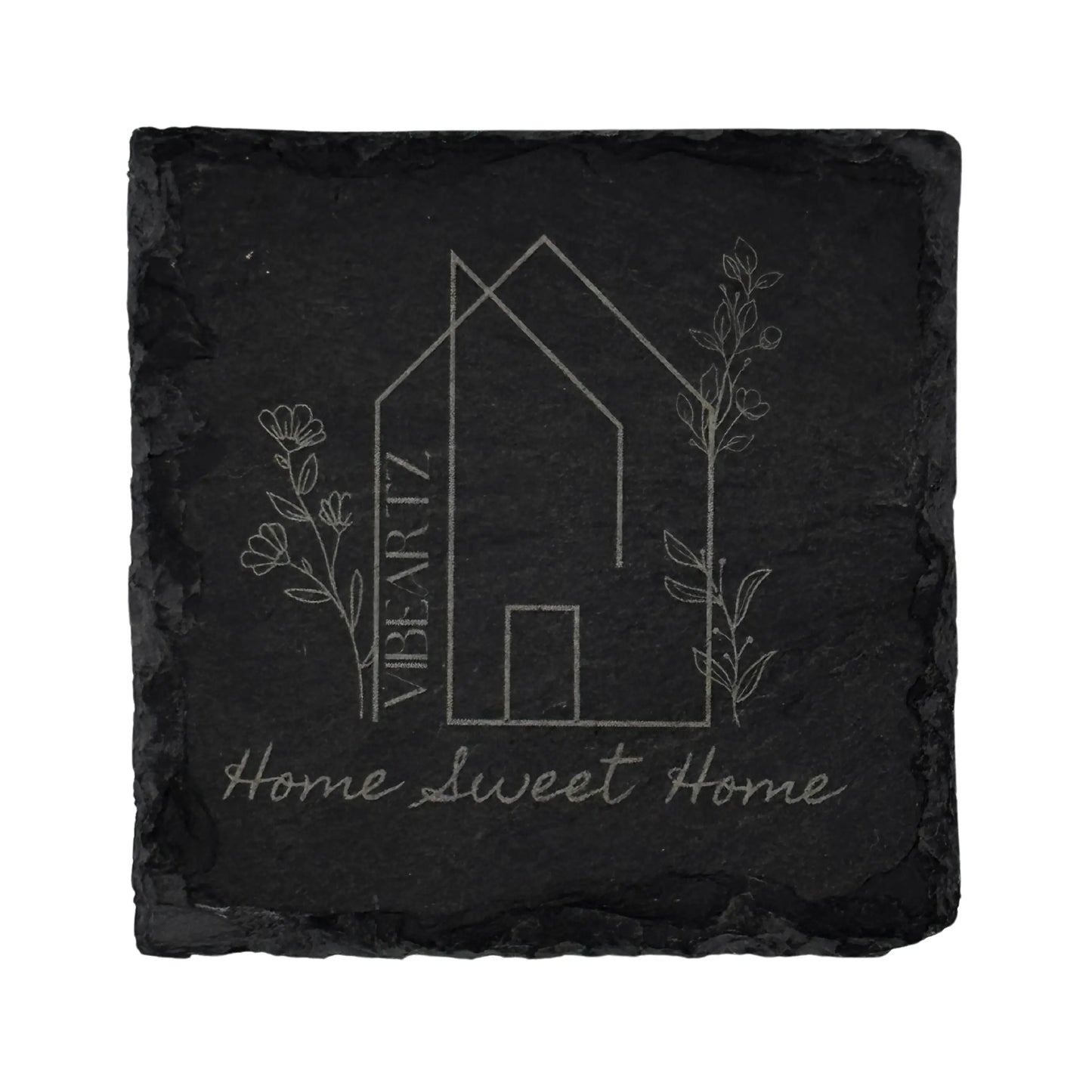 Home Sweet Home 2 - Engraved Slate Coaster Vibeartz