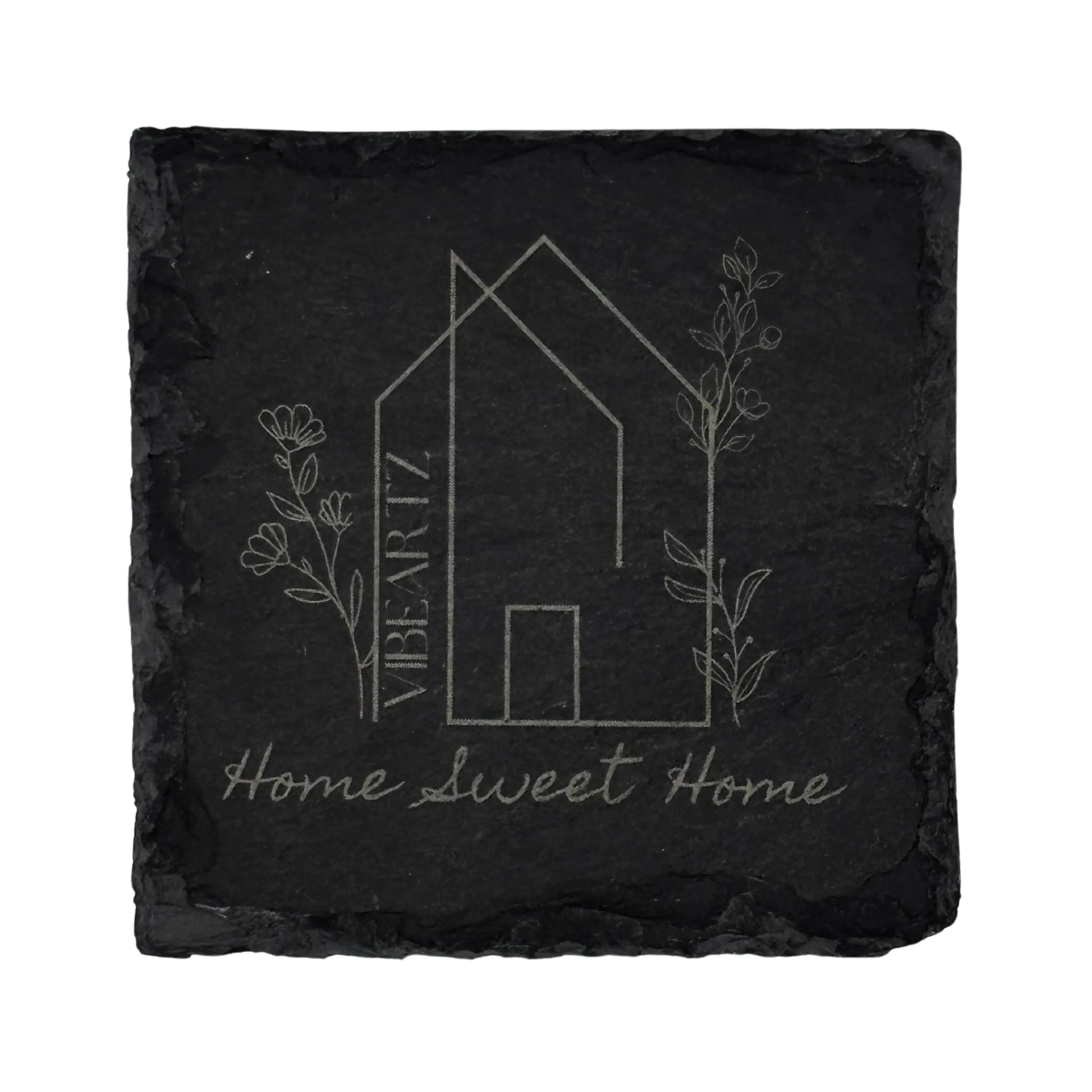 Home Sweet Home 2 - Engraved Slate Coaster Vibeartz
