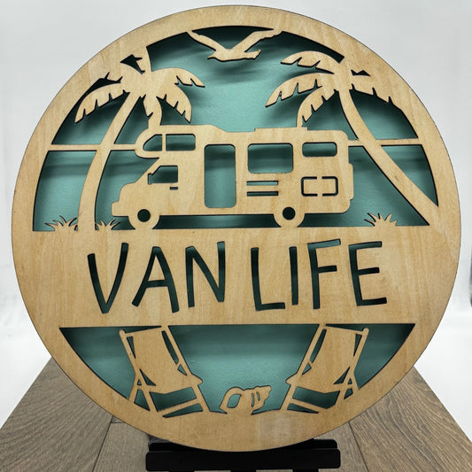 Wooden LED Light Lamp – Van Life