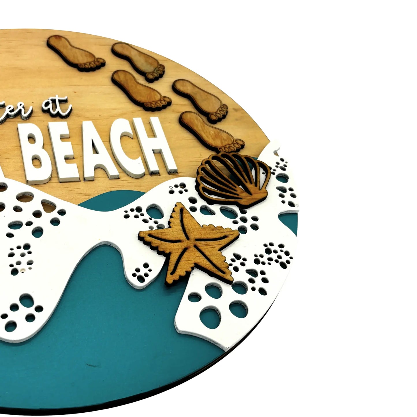 "Life is Better at Noosa Beach" Multilayer Wooden Sign Vibeartz