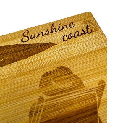 Serving Short Bamboo Board Bamboo - Sunshine Coast style Vibeartz