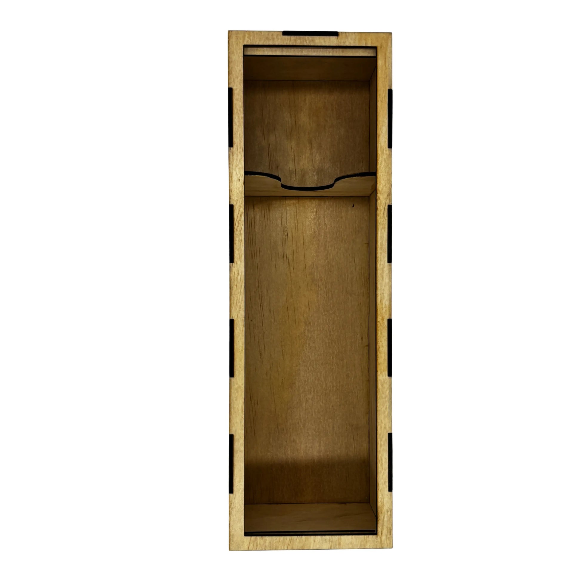 Classic Wooden Wine Box - Natural (Build your own) Vibeartz