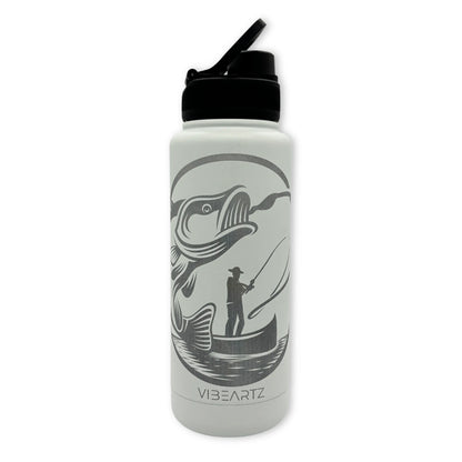 Fishing Life - Insulated Water Bottle 780ml Vibeartz