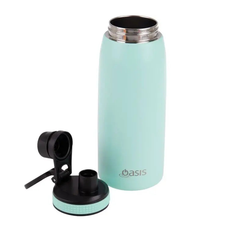 Quirky Chicken 780ml Stainless Steel Drink Bottle – Mint Green Vibeartz