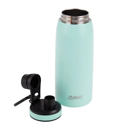 Quirky Chicken 780ml Stainless Steel Drink Bottle – Mint Green Vibeartz