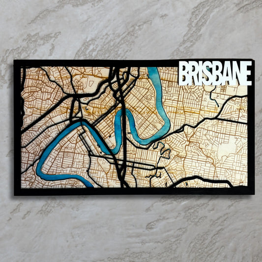 3D Multilayered Map of Brisbane Vibeartz