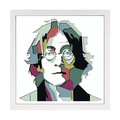 The Beatles Shadow Box - John Lennon Framed Artwork