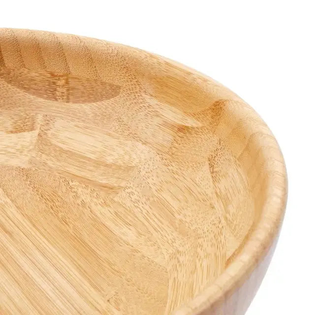 Bamboo Salad Bowl – Elegant and Eco-Friendly Serving Solution Vibeartz
