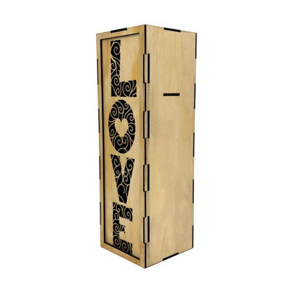 Love Is In The Air - Wooden Wine Box Vibeartz