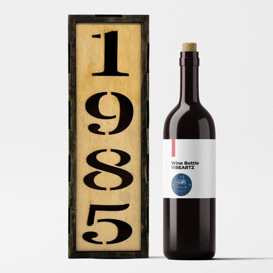 1985 "SPECIAL EDITION" - Wooden Wine Box Vibeartz