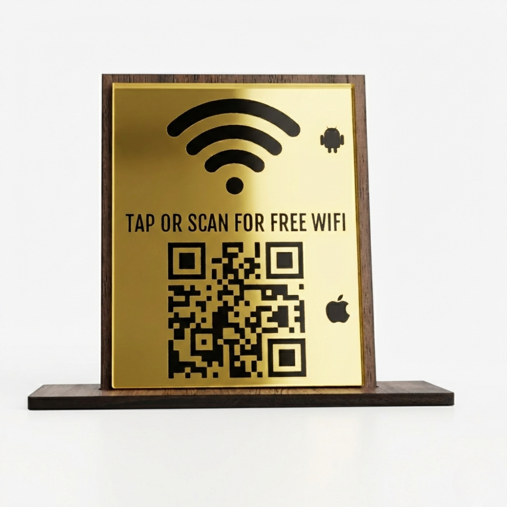 EASYPEASY - NFC Free Wi-Fi Tag – Instant, Smart & Stylish Connectivity