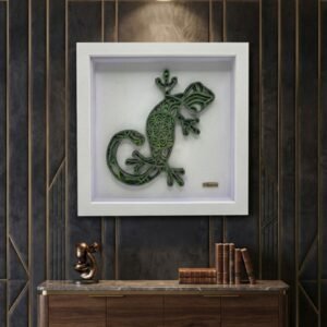 Mandala Gecko 3D Shadow Box