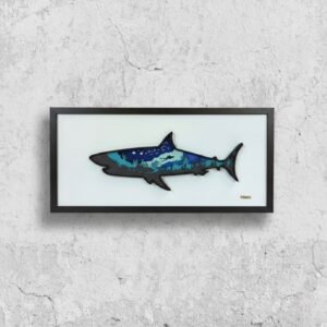 Blue Horizon Shark Art