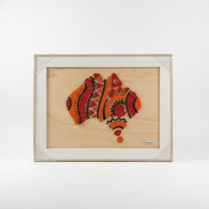 Aboriginal-Style Australia Map