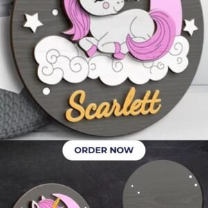 Unicorn and clouds