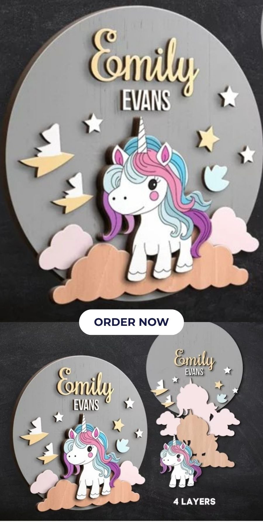 Unicorn & Stars Unicorn & Stars