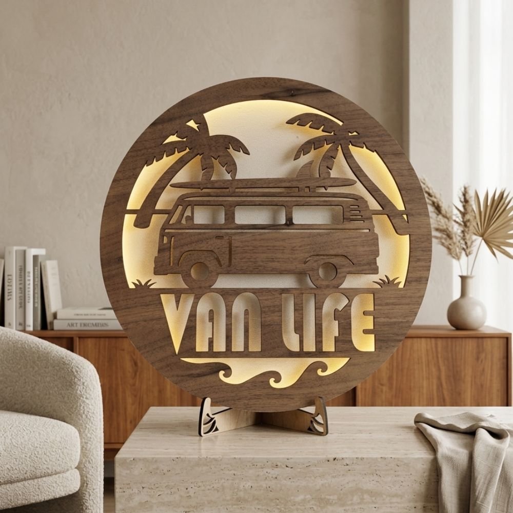 Van Life - Coastal LED Silhouette Lamp - Image 2