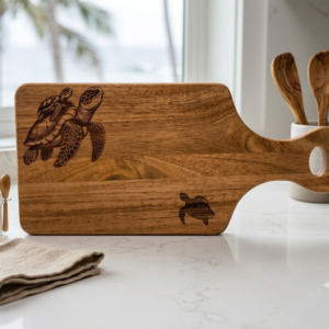 Chopping Board – Coastal Turtle Design