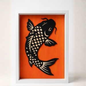 Koi Fish Framed Artwork
