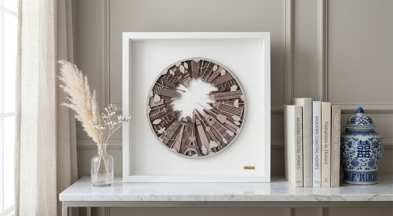 framed wall art landmarks